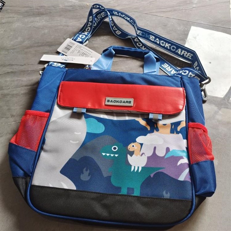 儿童补习a袋小学生手提美术袋斜挎包男女小孩卡通补课手提书包