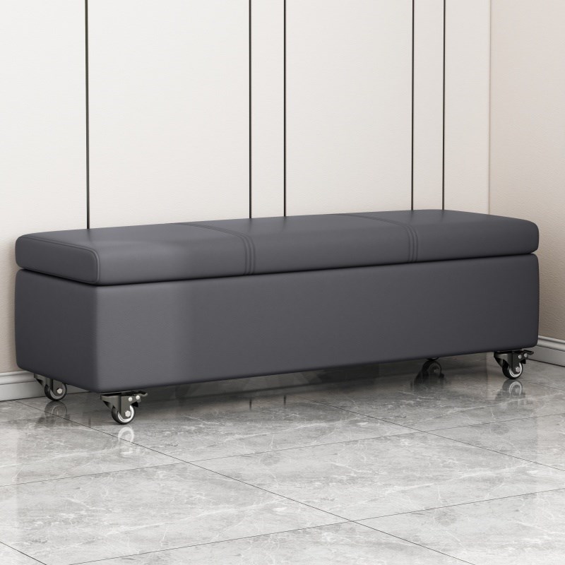 滑轮移动收纳凳储物凳换鞋凳衣物C箱沙发坐人凳子小椅子箱穿换鞋