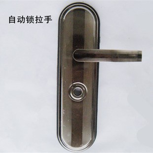 老式 防盗门把手自动碰锁十字锁自O动锁把手拉手通用型