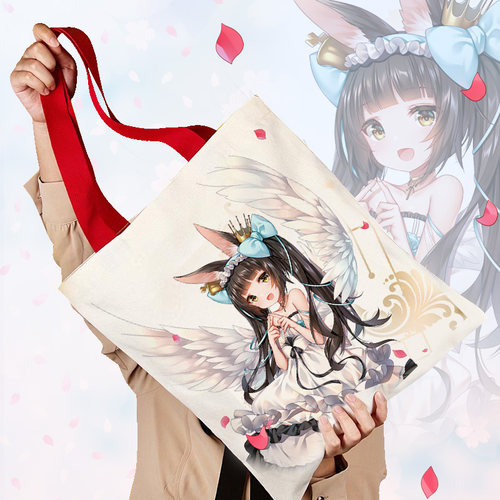 长门动漫游戏周边手提袋帆布环保