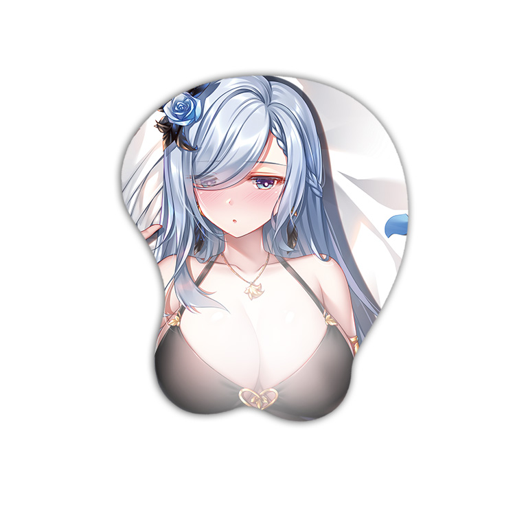 尚萌ys申鹤动漫游戏周边二次元学生硅胶护腕鼠标游戏垫