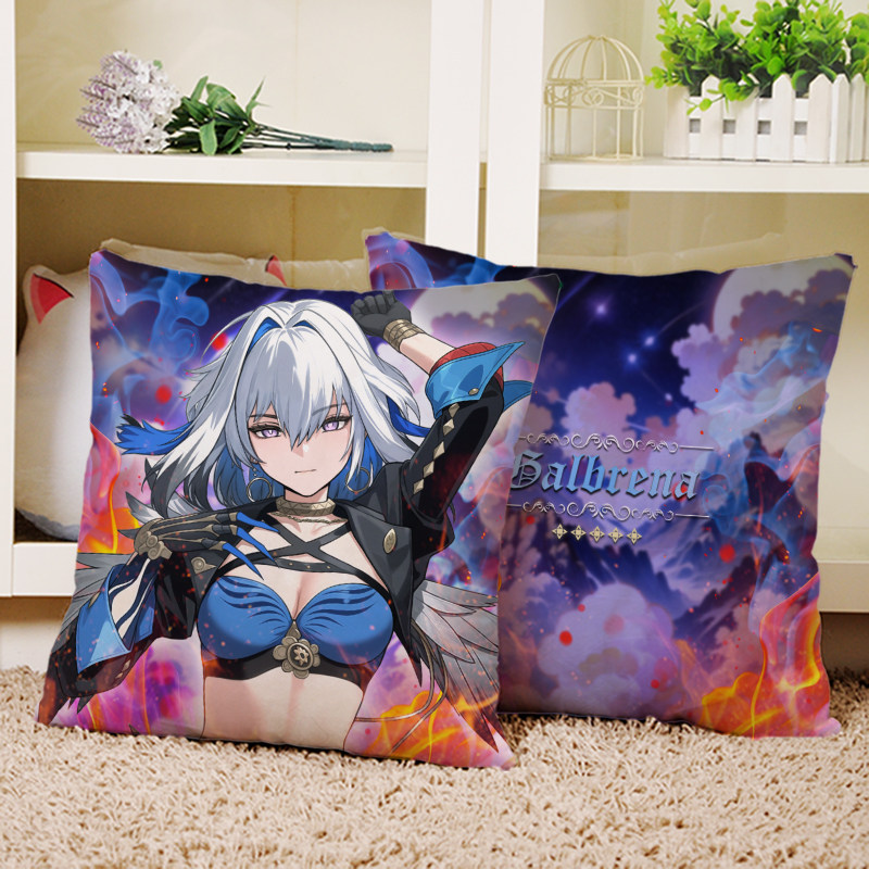 尚萌mc嘉贝莉娜动漫周边40X40小方枕抱枕沙发靠垫靠枕学生礼物