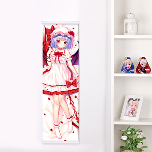 东方project蕾米莉亚大小姐幽幽子咲夜动漫周边等身挂画海报壁画