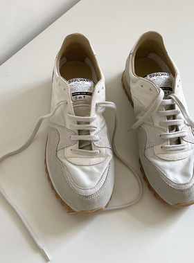 瑞典Spalwart小众小白鞋男女ins运动休闲跑步鞋复古阿甘鞋德训鞋
