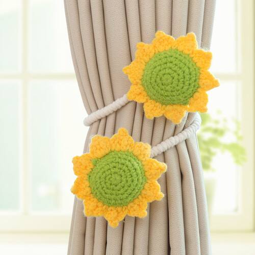 太阳花窗帘扣装饰绑带扎束带绑绳