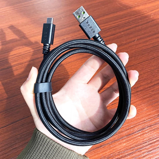 如雷贯耳 c手机快充线键盘线适用安卓苹果快充移动硬盘线 大牌 超级粗尼龙编织线USB3.0充电高速数据线Type
