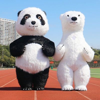 出租充气大熊猫卡通人偶服装行走玩偶服衣服网红抖音同款活动道具