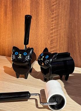 我的猫咪粘毛器滚筒可爱养猫专用神器替换纸滚子可撕式清洁猫毛