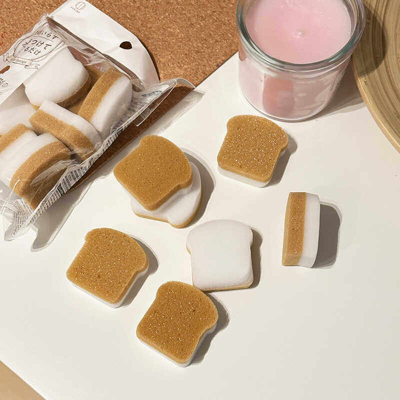 迷你可爱！吐司海绵擦纳米魔力擦海绵小块抹布洗碗布洗碗缝隙擦,居家日用,其它,淘宝优惠券,粉丝福利购,淘宝优惠卷