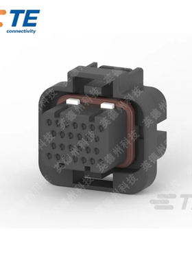 TE 1-1447232-7 26POS泰科汽车矩形连接器胶壳外壳 插头 接插件