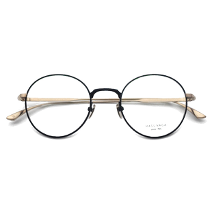 汪小菲同款镜框masunaga增永眼镜框钛材全框复古近视眼镜架WRIGHT