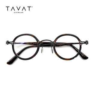 TAVAT眼镜框SC108意大利手工Orb 近视眼镜架 M蒸汽朋克风男女时尚