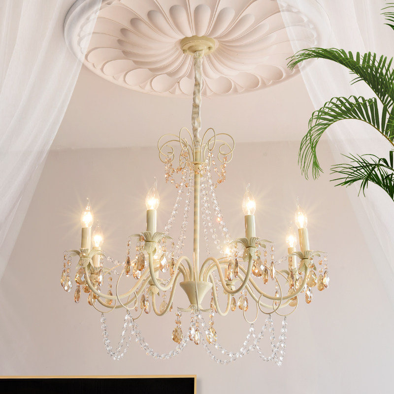 高级感法式客厅水晶吊灯