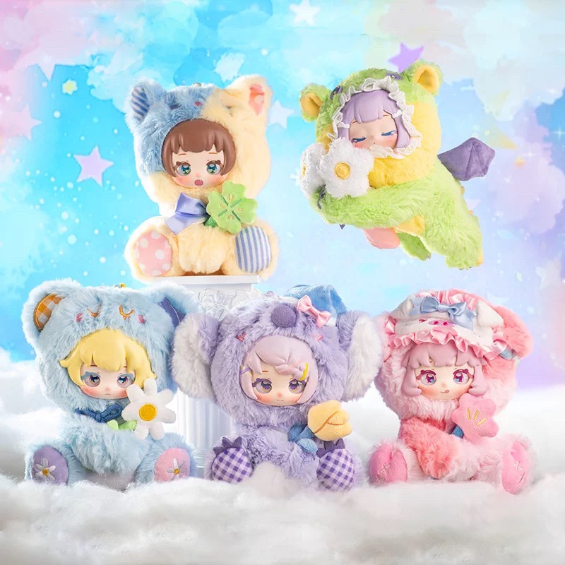 SIMONTOYS正版Nyzaii妮崽沉睡花园系列毛绒公仔潮流玩偶盲盒摆件