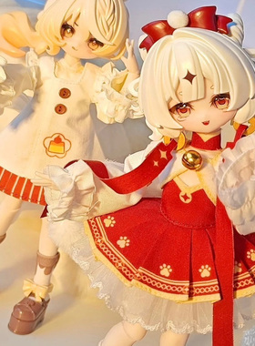 新款米甜三代运势小签灵8分bjd盲盒可动人偶公仔手办摆件女生礼物