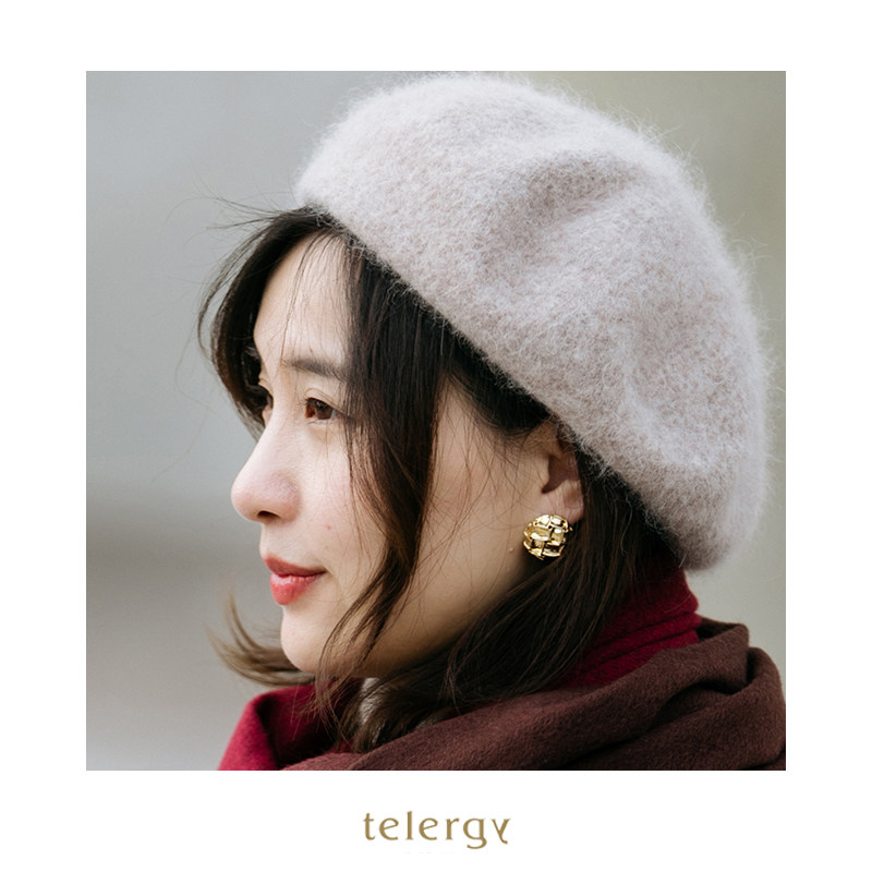 Floating Dreams consonance Angola Rabbit's hair Beret Multicolor adjust winter keep warm Hat Laurel Poetin the Accessories/Leather belt/Hat/Muffler , Hat  category - from Buy2taobao.com to provide professional Taobao agent buy service