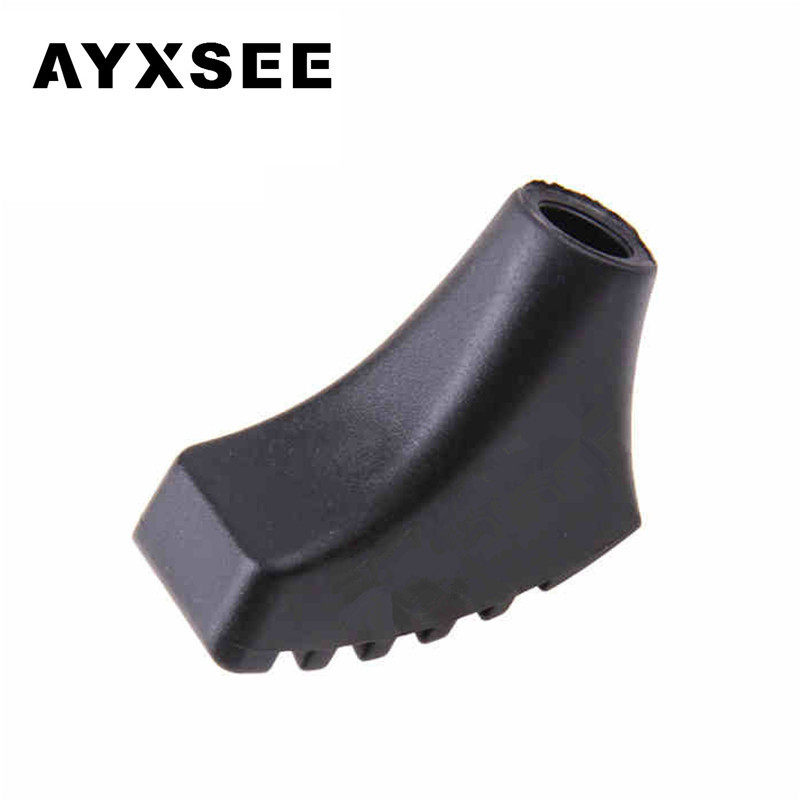 AYXSEE登山杖徒步健走手拐杖配件泥托行走杖登山杆胶套马蹄鞋脚套