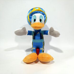 米老鼠和唐老鸭唐纳德Donald Fauntleroy Duck赛车服公仔毛绒玩具