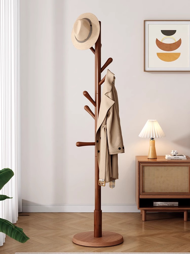 实木晾衣架卧式晾衣架家用晾衣架客厅架子晾衣架简易室内衣架