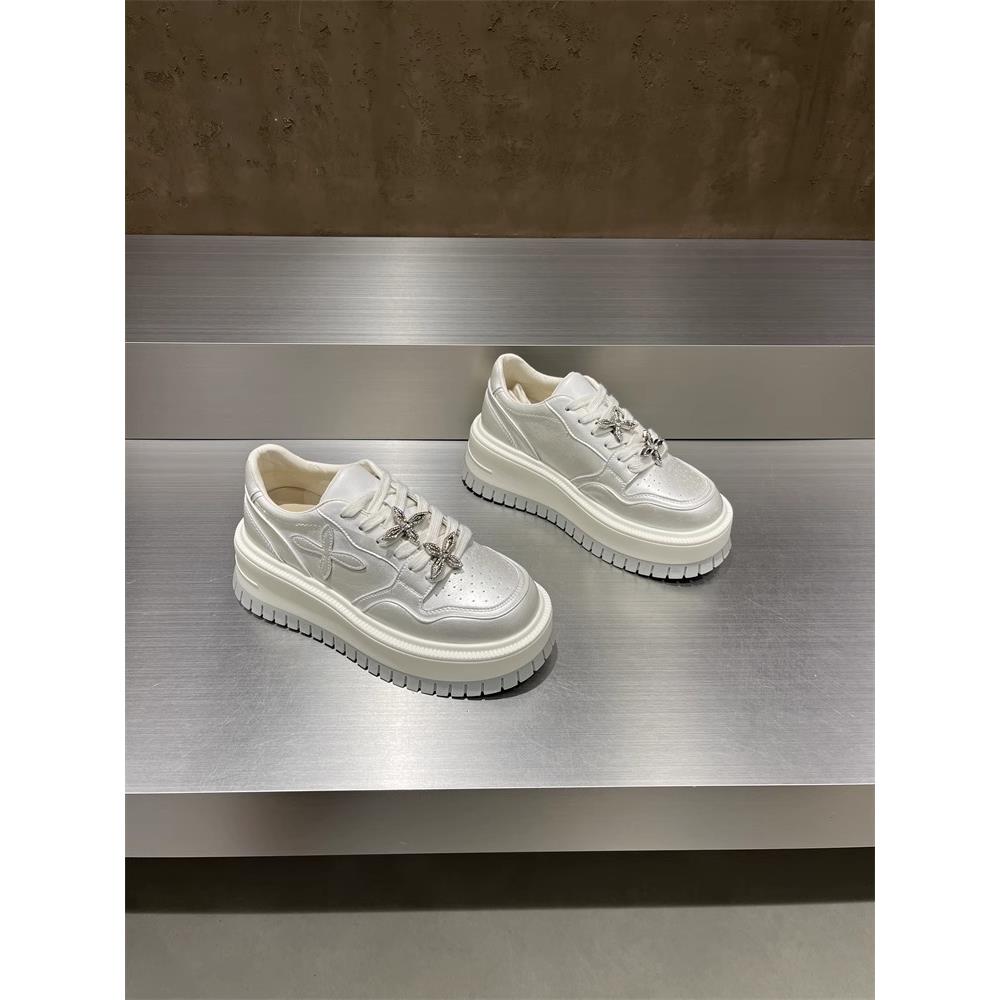 厚底百搭小白鞋女2025秋季