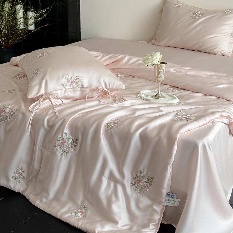 法式莱赛尔纤维天丝夏凉被四件套