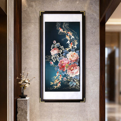 瑞家禾玄关铜雕画走廊过道挂画