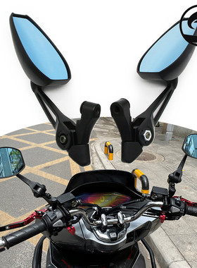 适用NMAX155反光镜PCX160 ADV150后视镜 XMAX UHR150改装倒车镜