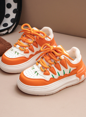 春秋轻便儿童休闲潮鞋萝卜鞋亲子鞋男女童运动鞋板鞋中大童鞋38