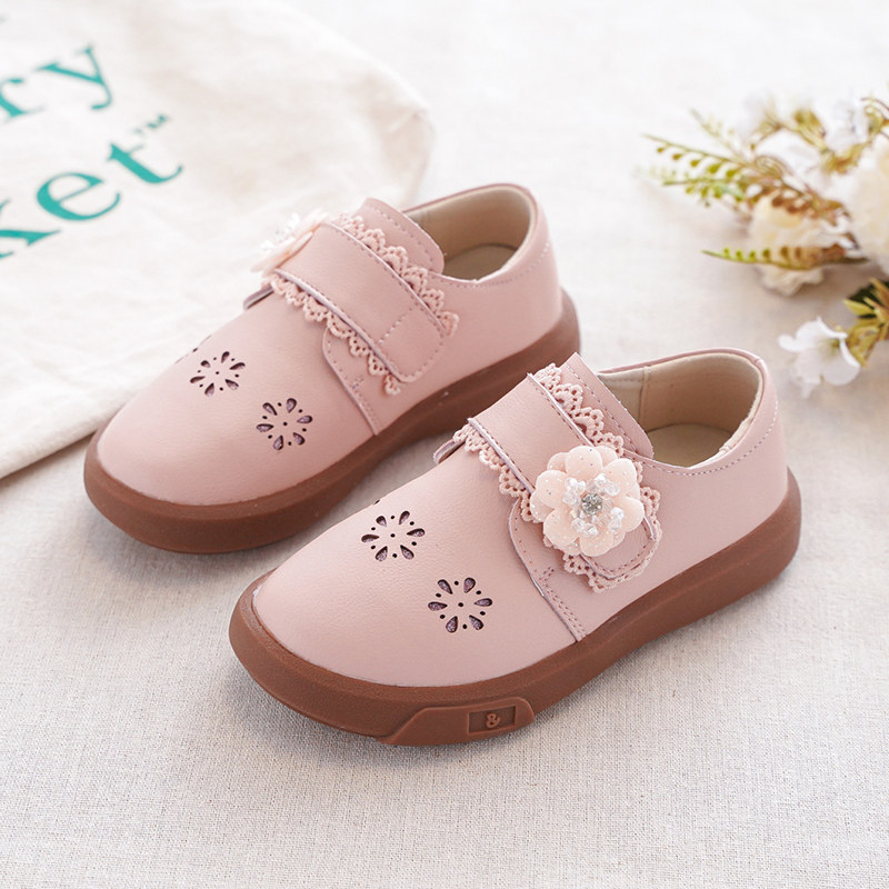 2025春雕花女童皮鞋公主鞋休闲小单鞋学生平底低帮真皮儿童皮鞋,童鞋/婴儿鞋/亲子鞋,皮鞋,淘宝优惠券,粉丝福利购,淘宝优惠卷