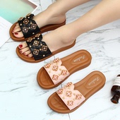 新款 外穿防滑防臭网红潮流外出沙滩凉拖鞋 厚底仙女风拖鞋 女士夏季