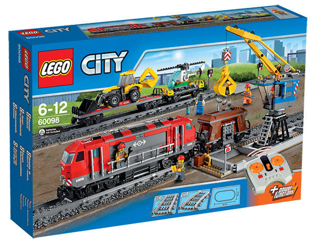 大盒乐高 (LEGO) City 城市火车系列 遥控城市重载列车 60098
