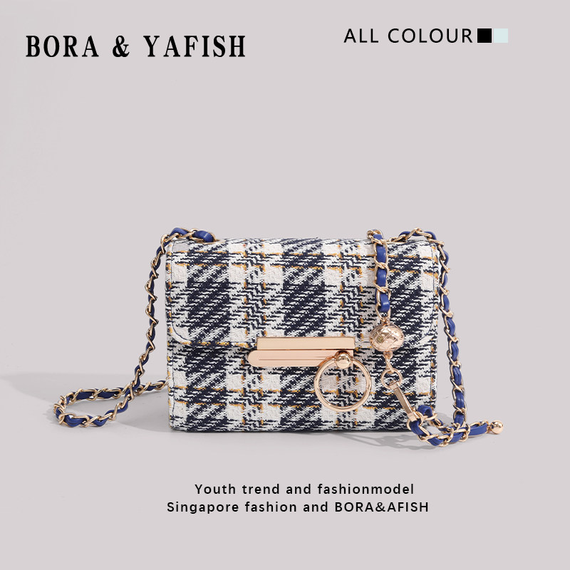 新款呢子包包女2023新款网红流行小众链条包金球小方包单肩斜挎包,箱包皮具/热销女包/男包,小方包,淘宝优惠券,粉丝福利购,淘宝优惠卷