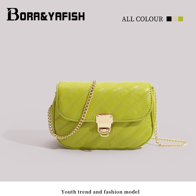 链条女包高级感腋下单肩斜跨包百搭绣线包包女2023新款时尚小方包,箱包皮具/热销女包/男包,小方包,淘宝优惠券,粉丝福利购,淘宝优惠卷