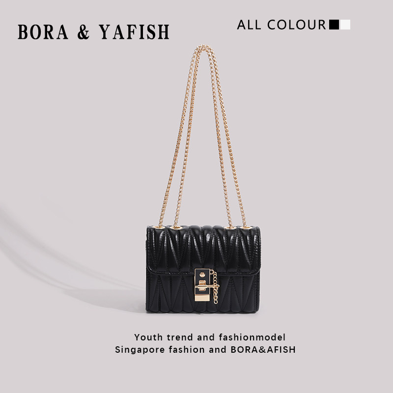 链条包包女2023新款折邹斜挎包单肩包软皮女高级感送女友情人礼物,箱包皮具/热销女包/男包,小方包,淘宝优惠券,粉丝福利购,淘宝优惠卷