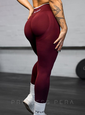 甜梨 显臀王！TEVEO健身长裤透气运动蜜桃臀训练裤瑜伽裤提臀女