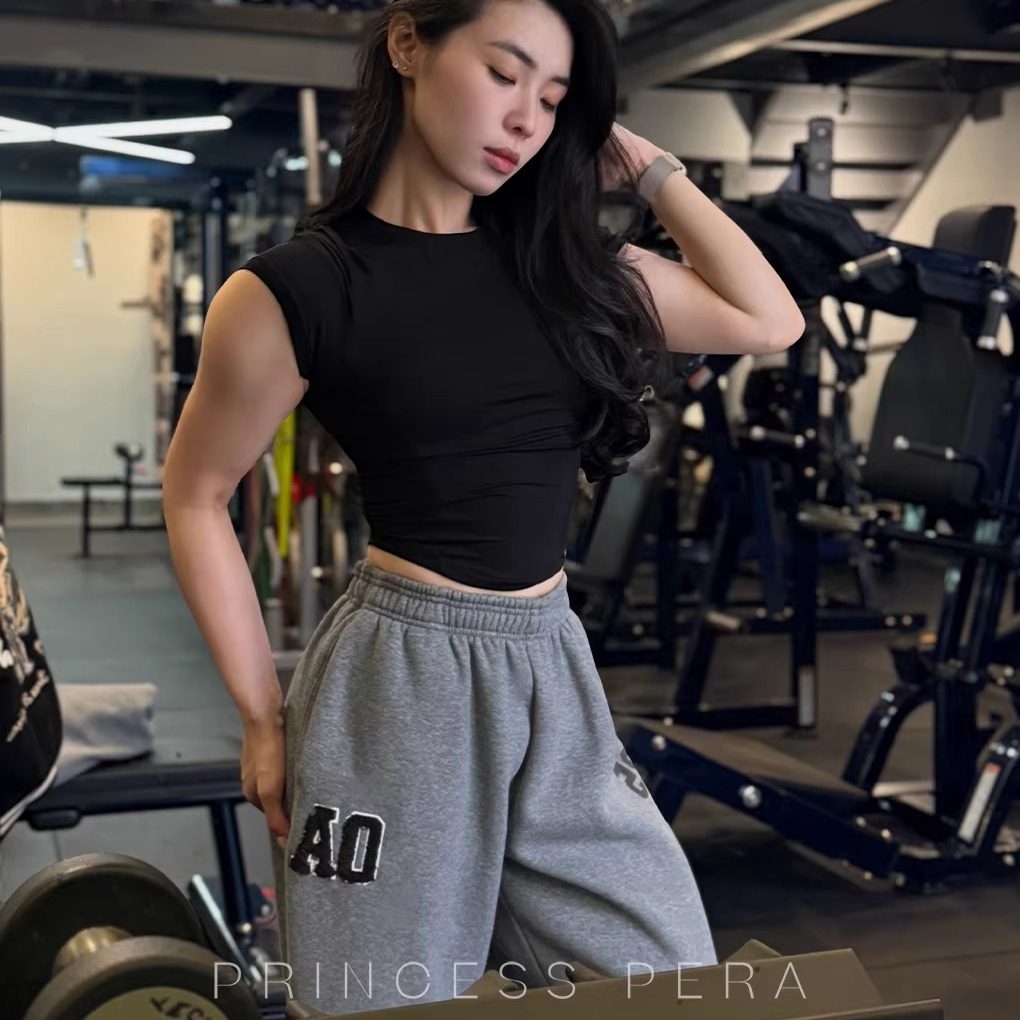 甜梨 ONER修身运动短袖健身T恤瑜伽训练弹力亲肤柔软显瘦上衣女生,运动服/休闲服装,健身衣,淘宝优惠券,粉丝福利购,淘宝优惠卷