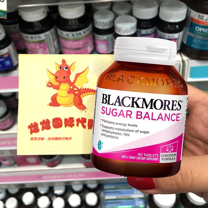 澳洲Blackmores 澳佳宝血糖灵平衡片胆固醇调节90粒Sugar Balance