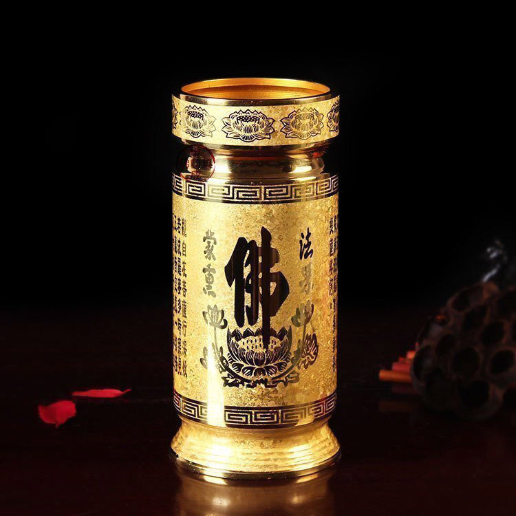 台湾纯铜结晶工艺香筒家用佛堂图片