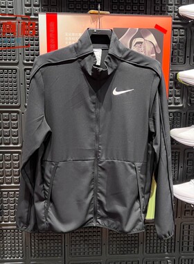 耐克男装2025春季户外防晒训练跑步夹克运动服休闲外套DM6620-011
