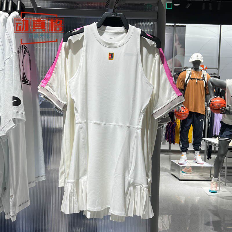耐克女裙2025年夏季新款Dri-FIT 女子速干网球连衣裙FZ6747-100