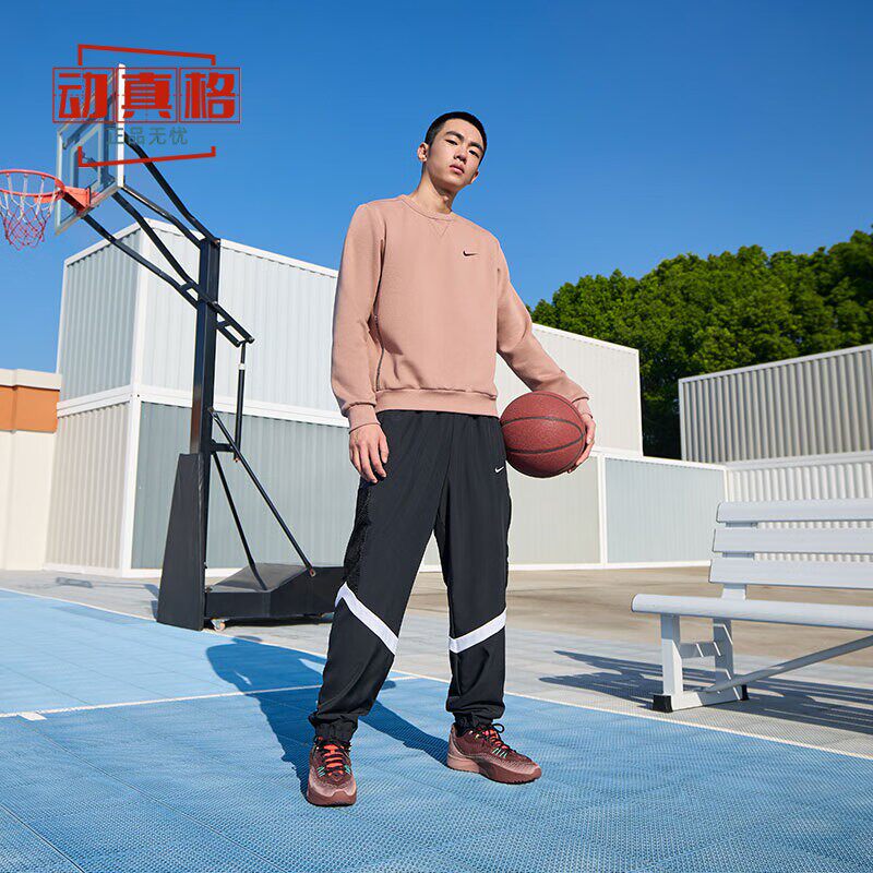 耐克男2025冬季新款男子梭织篮球运动休闲收口长裤HV3366-010-133