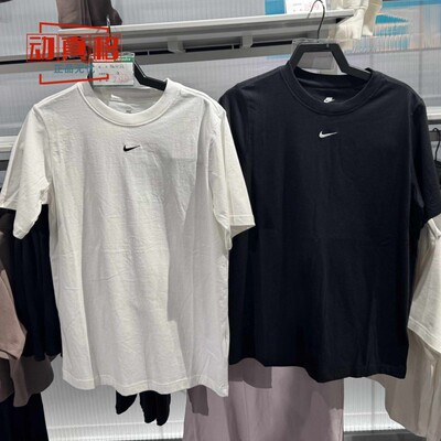 耐克女装2025夏季款简约宽松运动百搭休闲短袖T恤FD4150-010-100