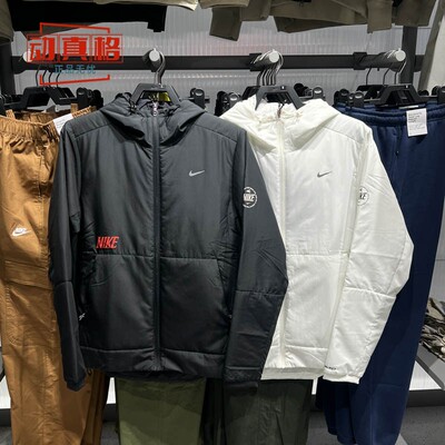 耐克男马年新年连帽保暖运动棉服
