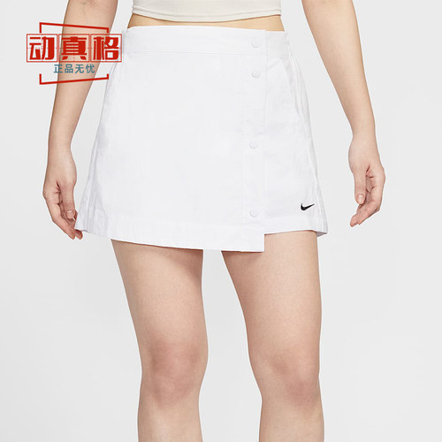 Nike耐克女子2025夏新款梭织时尚透气运动休闲裙裤HM6980-100-010