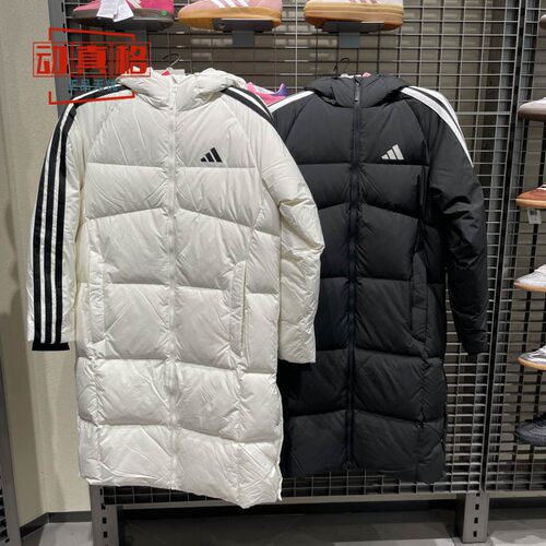 阿迪达斯男冬季连帽保暖羽绒服