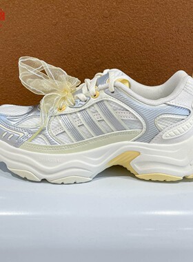 adidas阿迪达斯女子2026秋蝴蝶结时尚厚底老爹鞋运动休闲鞋LA6808