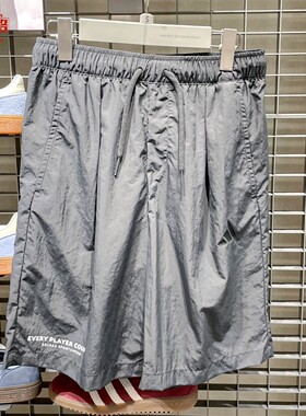 adidas阿迪达斯2026夏季男子宽松透气运动休闲五分裤短裤  KR2603