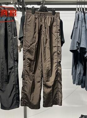耐克女子2025夏新款梭织高腰防晒运动休闲舒适直筒长裤FV7656-220