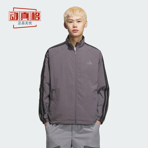 阿迪达斯男子运动休闲防风外套