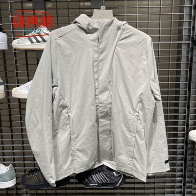 阿迪达斯男冬季运动休闲连帽外套